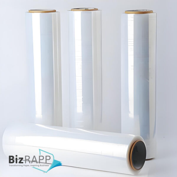 Our PVC stretch film is a high-quality, non-toxic, transparent wrapping film known for its excellent moisture resistance, durability, soft touch, and high transparency.