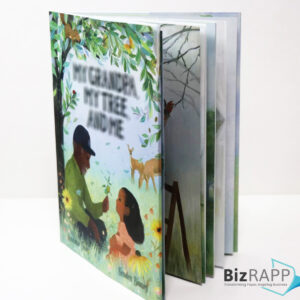 This custom children's picture book offers various inner page paper options.