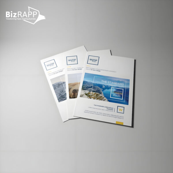 Our sample (catalog) book serves to showcase product information and promote business image.