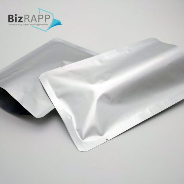 Custom 3 Sides Sealed Aluminum Foil High Temperature Cooking Bag High Barrier Retort Pouch Vacuum Bags