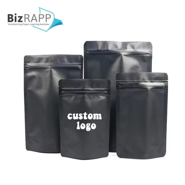 Custom 3 Sides Sealed Aluminum Foil High Temperature Cooking Bag High Barrier Retort Pouch Vacuum Bags