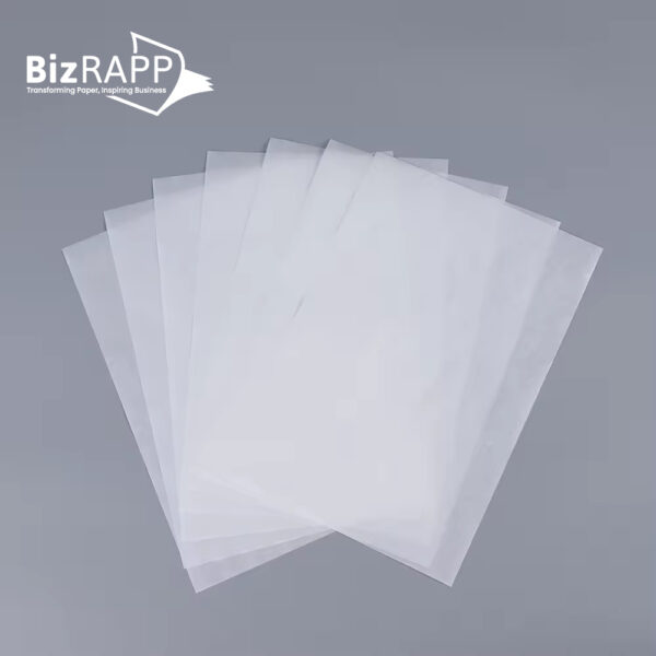 Custom Oil Proof Deli Paper Sheets Wax Paper Food Wrapping Disposable Greaseproof Paper