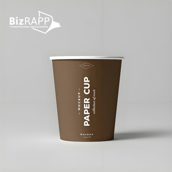 Flexo Printing Home Compostable Plastic free Water based Coating Bamboo Pulp Paper Cup for Hot Coffee